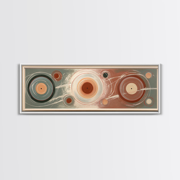 Air Hockey Puck Framed Canvas Print, Game Room Art, Bedroom Wall Art, Game Room Decor, Fine Art, Play, Girly Wall Art, GRA-3x1-82