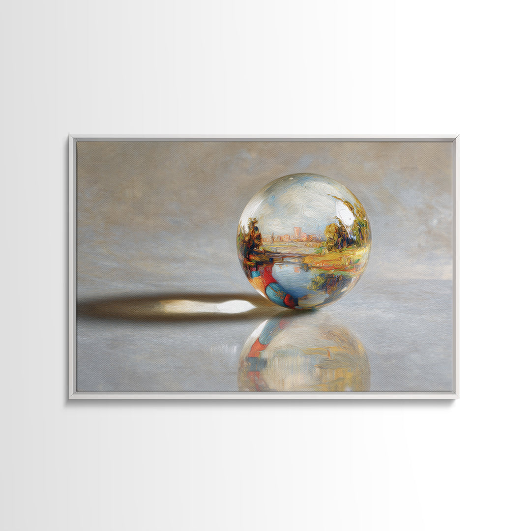 Pinball Silver Ball Framed Canvas Print, Game Room Art, Masculine Wall Art, Game Room Decor, Abstract Art, Play, Gallery Decor, GRA-3x2-25
