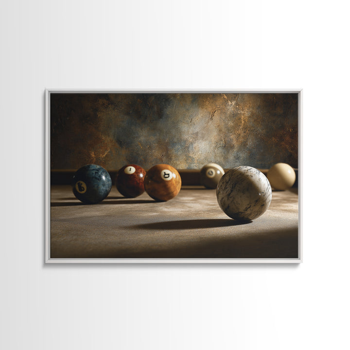Billiards Eight Ball Canvas Print, Game Room Art, Black Woman Art, Game Room Decor, Play, Retro Art, Whimsical Wall Art, GRA-3x2-54