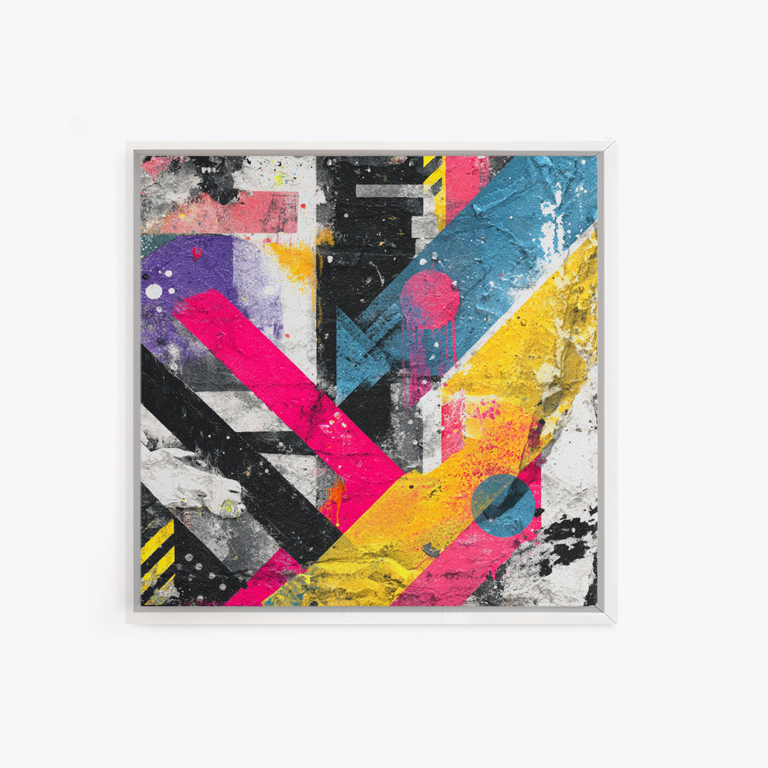 Wildstyle Arrows and Loops as Abstraction Canvas Print, Graffiti Art, Original Art, Living Room Decor, Abstract Art, Street, GRF-1x1-15