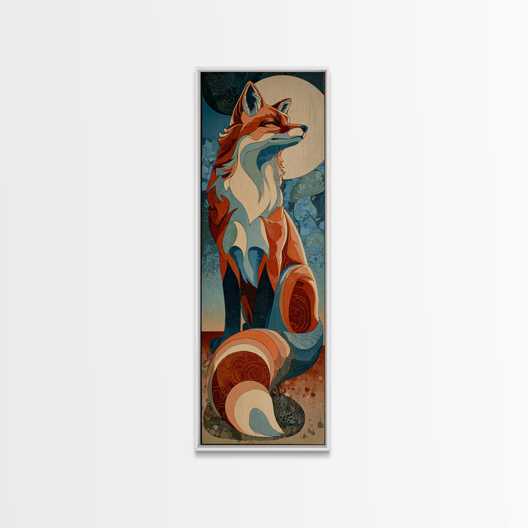 Breakdancer Silhouette over Bright Paint Splashes Canvas Print, Graffiti Art, Gallery Decor, Living Room Decor, Street, GRF-1x3-38