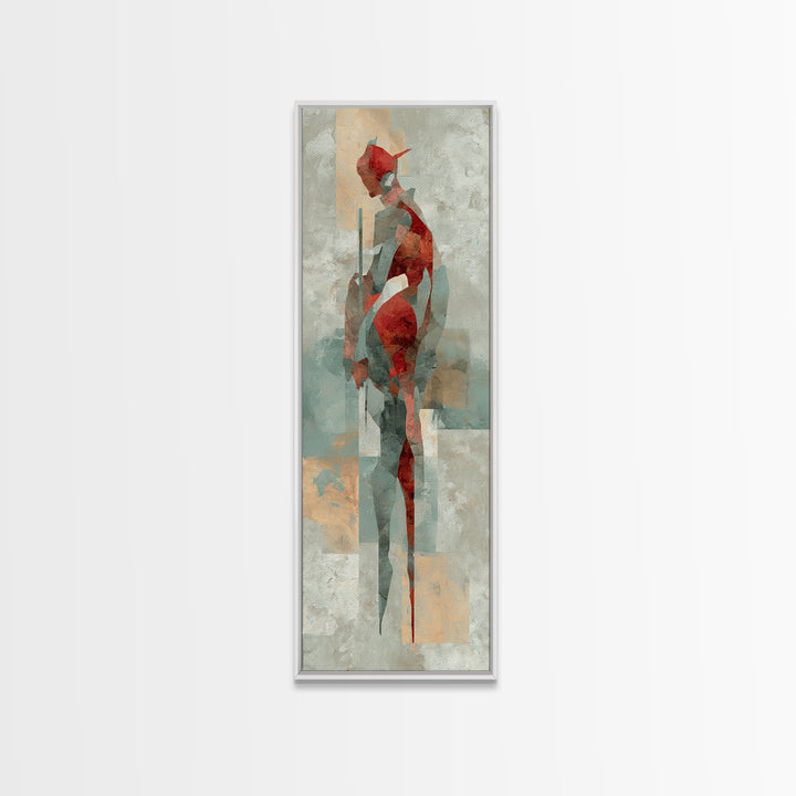 Abstract Muscle Anatomy Canvas Print, Gym Art, Sports Poster, Gym Decor, Abstract Art, Strength, Neutral Decor, Modern Decor, GYM-1x3-68
