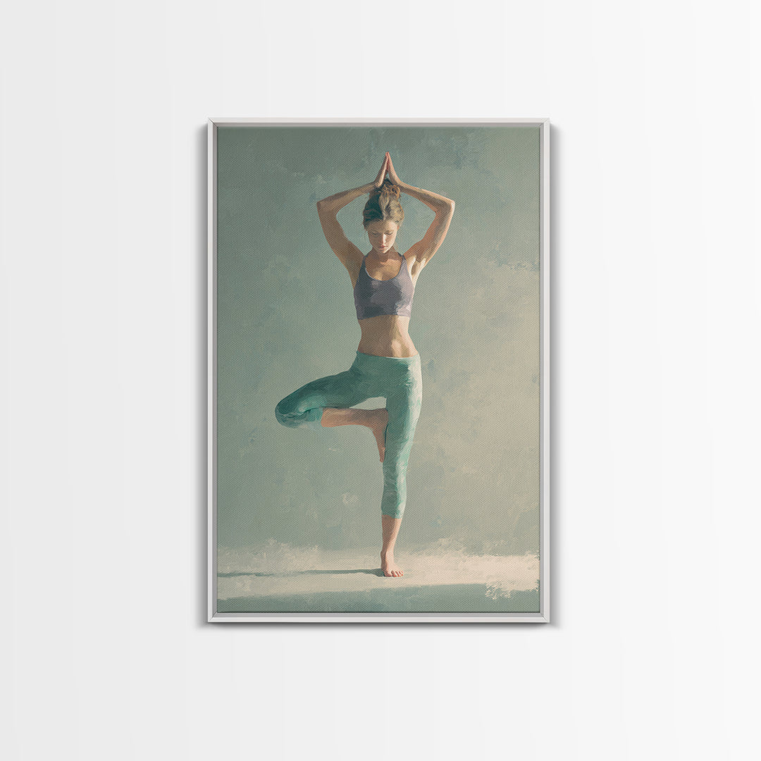 Eagle Soaring as Motivation Symbol Framed Canvas Print, Gym Art, Speakeasy Art, Gym Decor, Oil Painting, Strength, GYM-2x3-8
