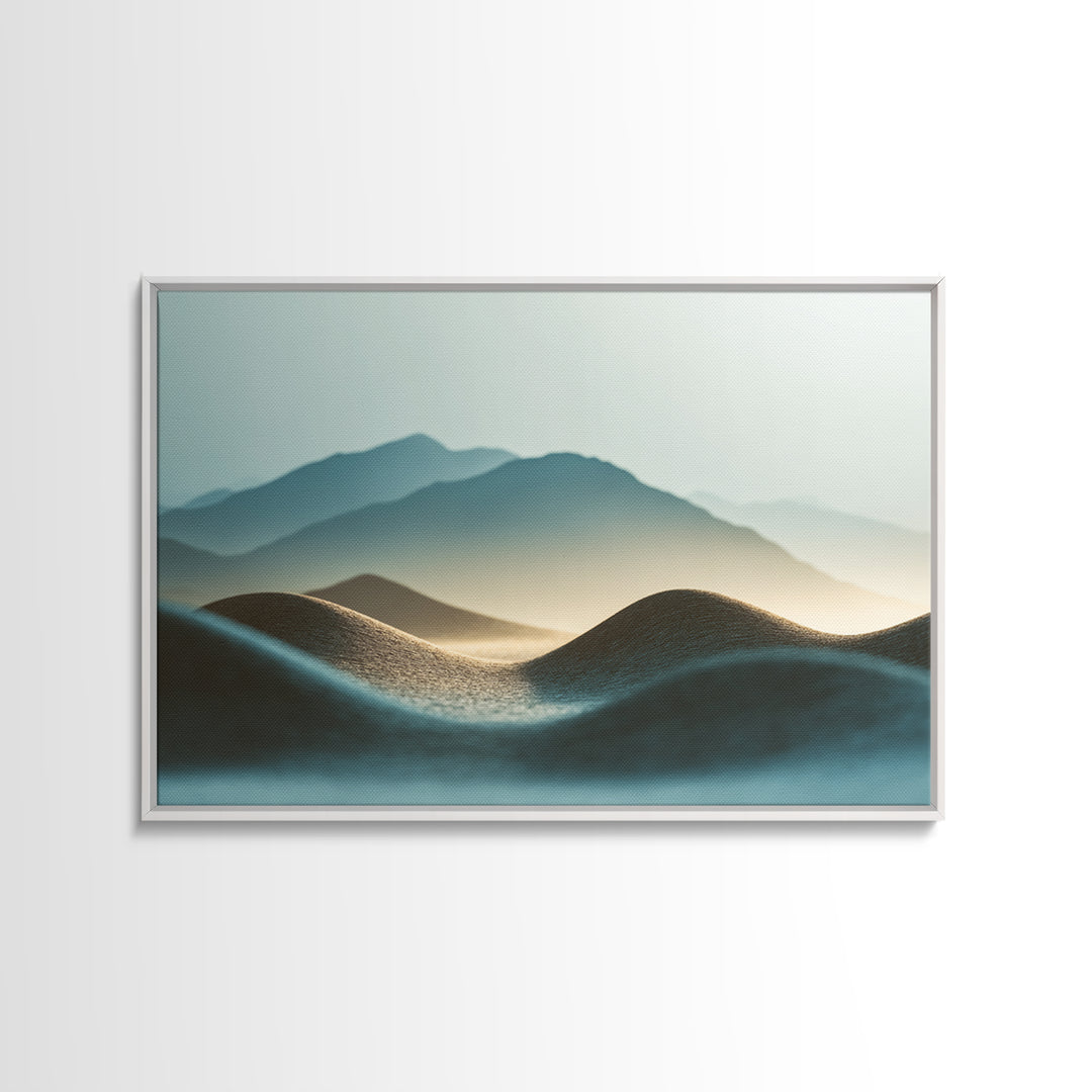 Minimal Heartbeat and Mountain Endurance Symbol Canvas Print, Gym Art, Home Gym Decor, Gym Decor, Fine Art, Strength, GYM-3x2-94