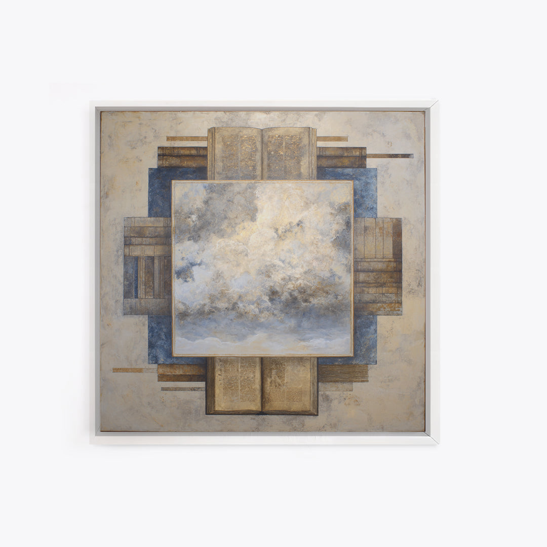 Large Cloudscape with Subtle Drama Canvas Print, Hotel Art, Gallery Decor, Hotel Decor, Fine Art, Boutique, Wall Art, HOT-1x1-17