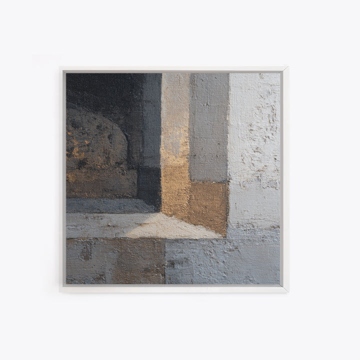 Minimal Architectural Arch Study Framed Canvas Print, Hotel Art, Hotel Decor, Oil Painting, Boutique, Modern Wall Art, HOT-1x1-28