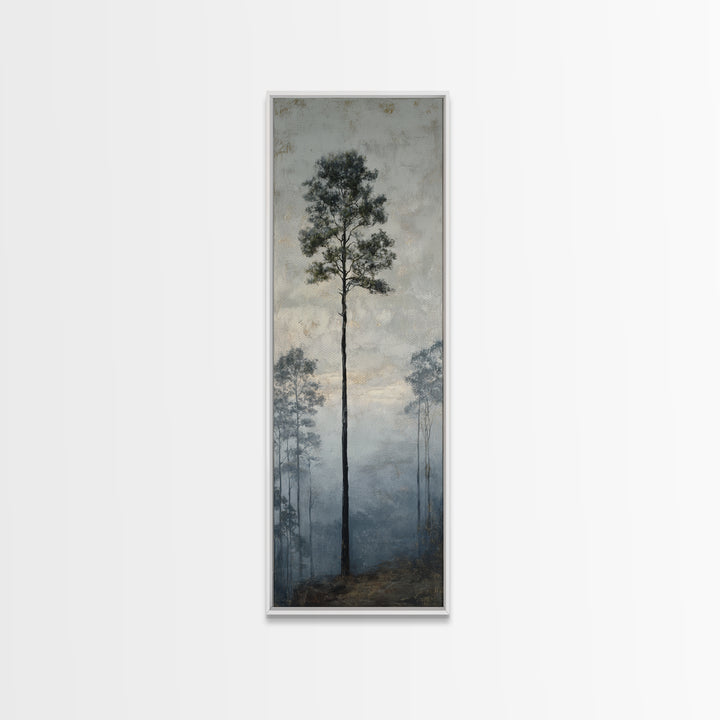 Luxury Monochrome Landscape Canvas Print, Hotel Art, Neutral Decor, Hotel Decor, Oil Painting, Boutique, Home Decor, Poster, HOT-1x3-18