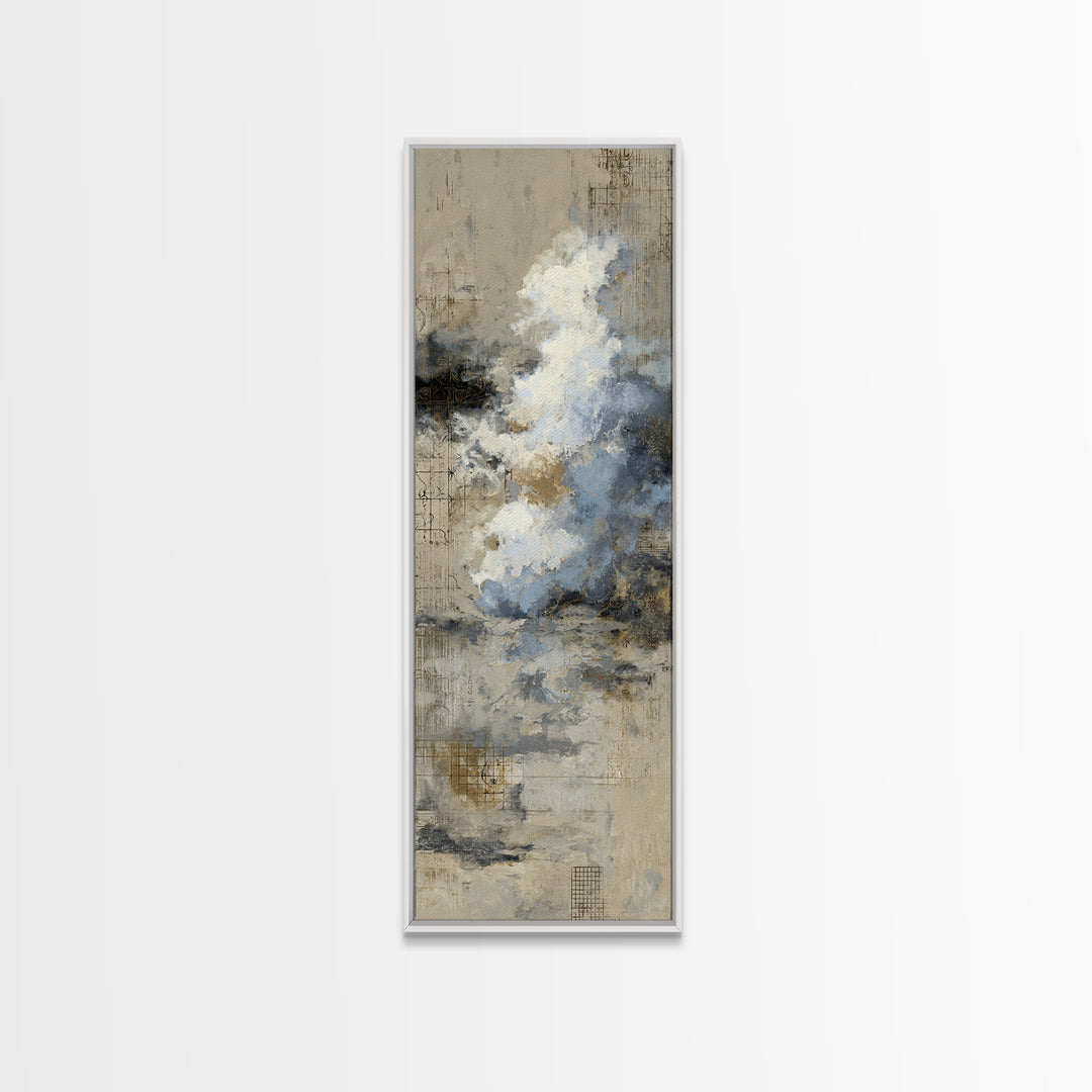 Large Cloudscape with Subtle Drama Canvas Print, Hotel Art, Fine Art Print, Hotel Decor, Fine Art, Boutique, Wall Decor, HOT-1x3-5