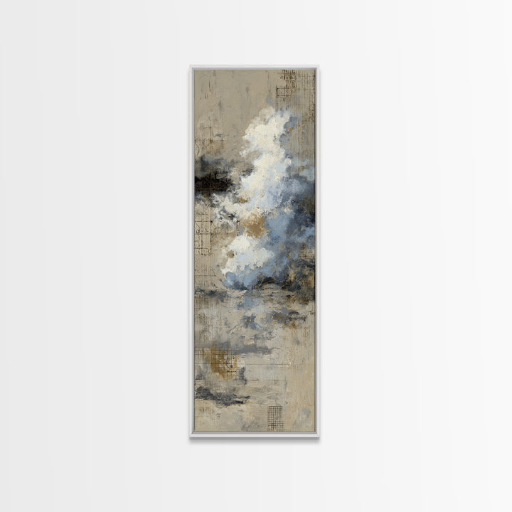 Large Cloudscape with Subtle Drama Canvas Print, Hotel Art, Fine Art Print, Hotel Decor, Fine Art, Boutique, Wall Decor, HOT-1x3-5