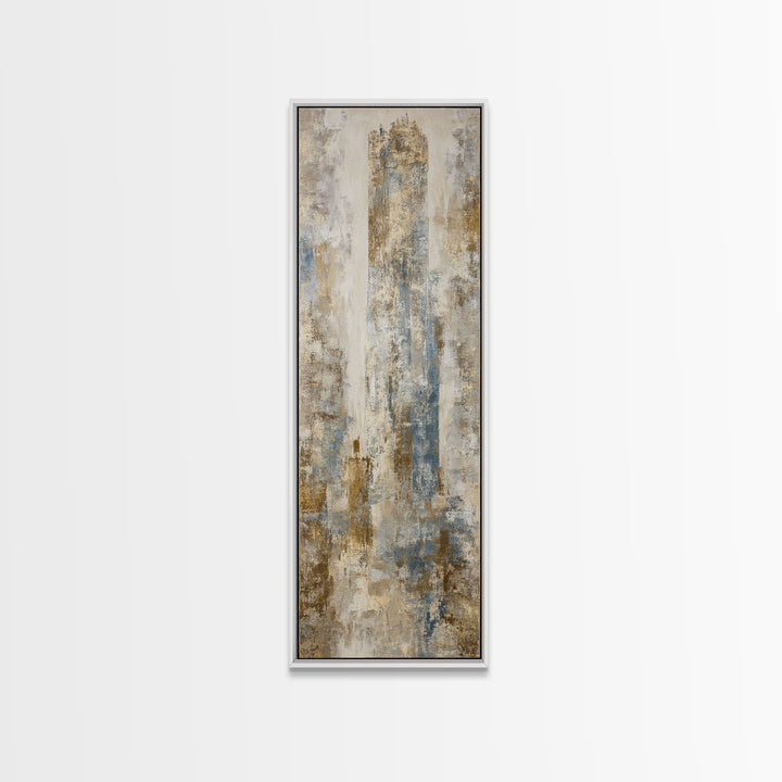 Misty Forest with Refined Calm Atmosphere Framed Canvas Print, Hotel Art, Fine Art Print, Hotel Decor, Fine Art, Boutique, HOT-1x3-74