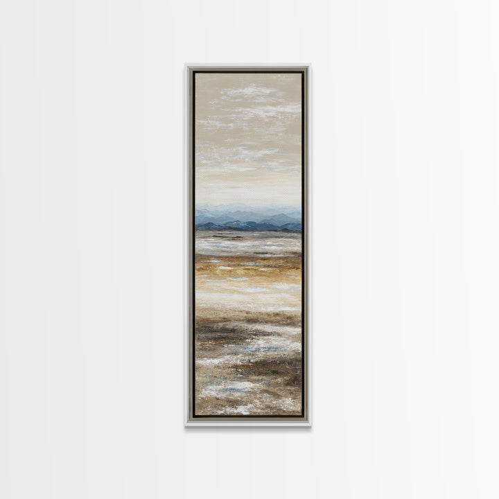 Panoramic Desert Horizon Framed Canvas Print, Hotel Art, Contemporary Art, Hotel Decor, Fine Art, Boutique, Art Deco, HOT-1x3-8