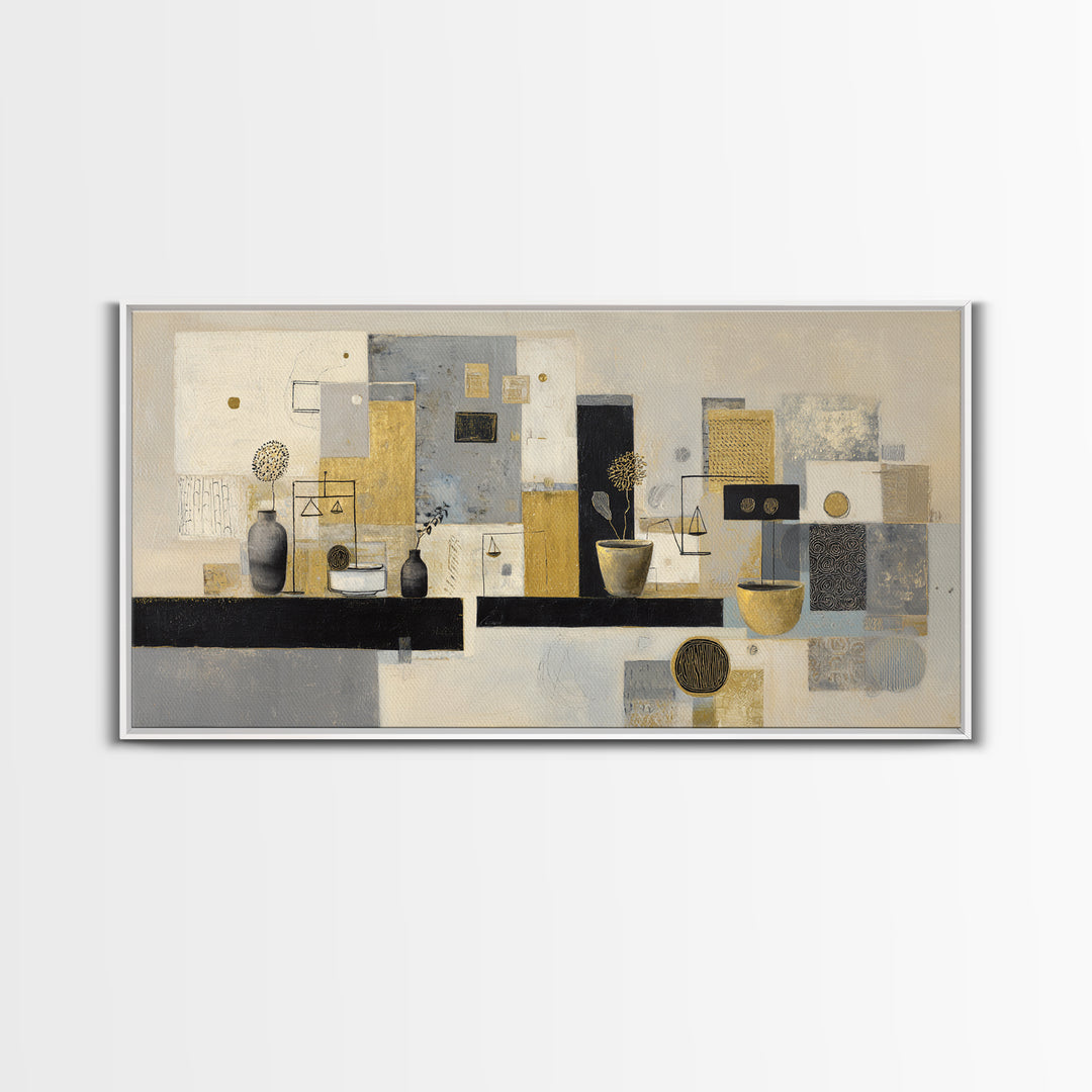 Simple Black Line Figure Framed Canvas Print, Hotel Art, Art Print, Hotel Decor, Boutique, Wall Sculpture, Coastal Wall Art, HOT-2x1-43