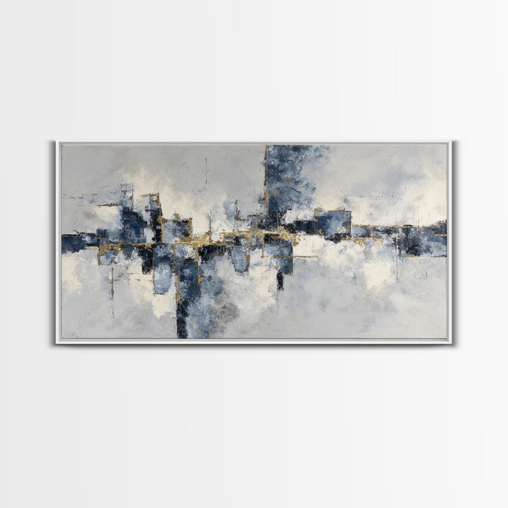 City Map Abstract Lines Without Readable Labels Canvas Print, Hotel Art, Hazbin Hotel, Hotel Decor, Abstract Art, Boutique, HOT-2x1-68