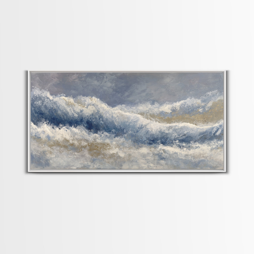 Soft Abstract Wave Forms Canvas Print, Hotel Art, Wall Decor, Hotel Decor, Abstract Art, Boutique, Living Room Decor, HOT-2x1-78