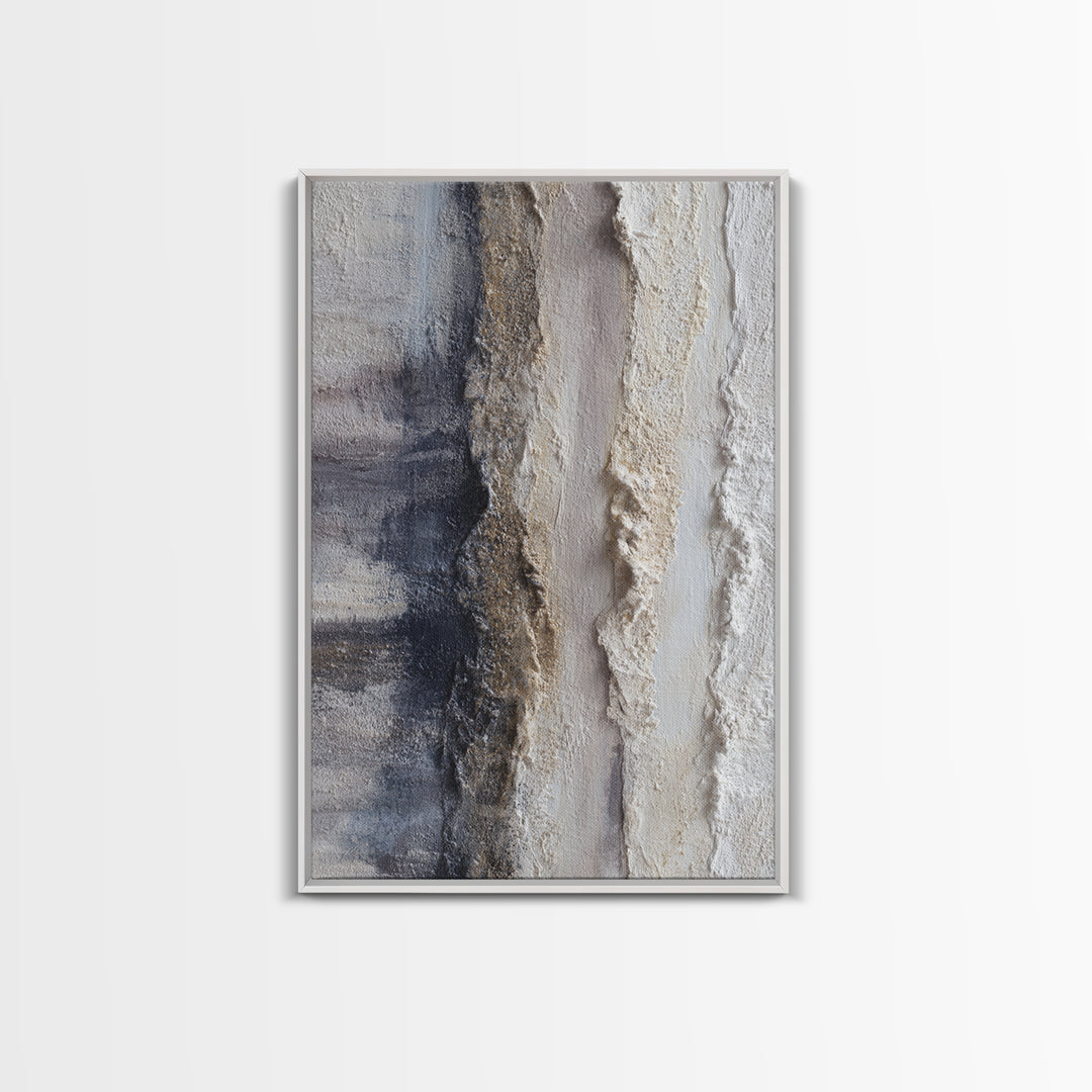 Sophisticated Neutral Abstract Canvas Print, Hotel Art, Coastal Wall Art, Hotel Decor, Fine Art, Boutique, Fine Art Print, HOT-2x3-57