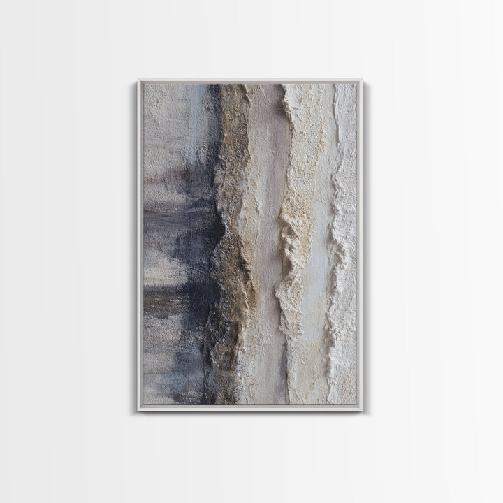 Sophisticated Neutral Abstract Canvas Print, Hotel Art, Coastal Wall Art, Hotel Decor, Fine Art, Boutique, Fine Art Print, HOT-2x3-57