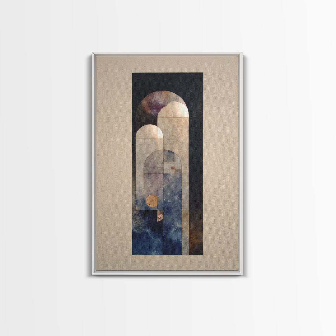Soft Abstract Wave Forms Canvas Print, Hotel Art, Art Prints, Hotel Decor, Fine Art, Boutique, Modern Wall Art, Wall Sculpture, HOT-2x3-66