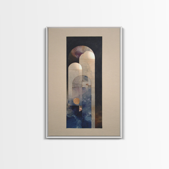 Soft Abstract Wave Forms Canvas Print, Hotel Art, Art Prints, Hotel Decor, Fine Art, Boutique, Modern Wall Art, Wall Sculpture, HOT-2x3-66