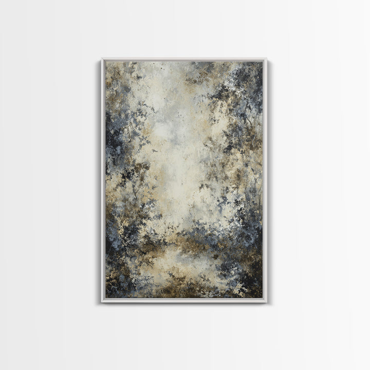Misty Forest with Refined Calm Atmosphere Canvas Print, Hotel Art, Hotel Decor, Oil Painting, Boutique, Wall Sculpture, HOT-2x3-70