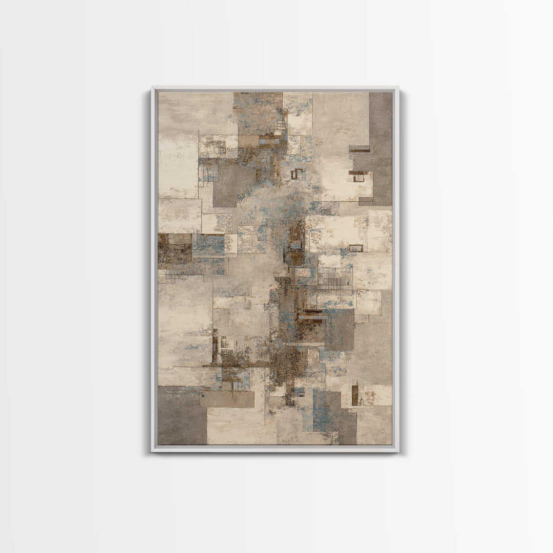 Sophisticated Neutral Abstract Canvas Print, Hotel Art, Coastal Wall Art, Hotel Decor, Fine Art, Boutique, Fine Art Print, HOT-2x3-81