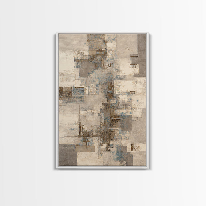 Sophisticated Neutral Abstract Canvas Print, Hotel Art, Coastal Wall Art, Hotel Decor, Fine Art, Boutique, Fine Art Print, HOT-2x3-81