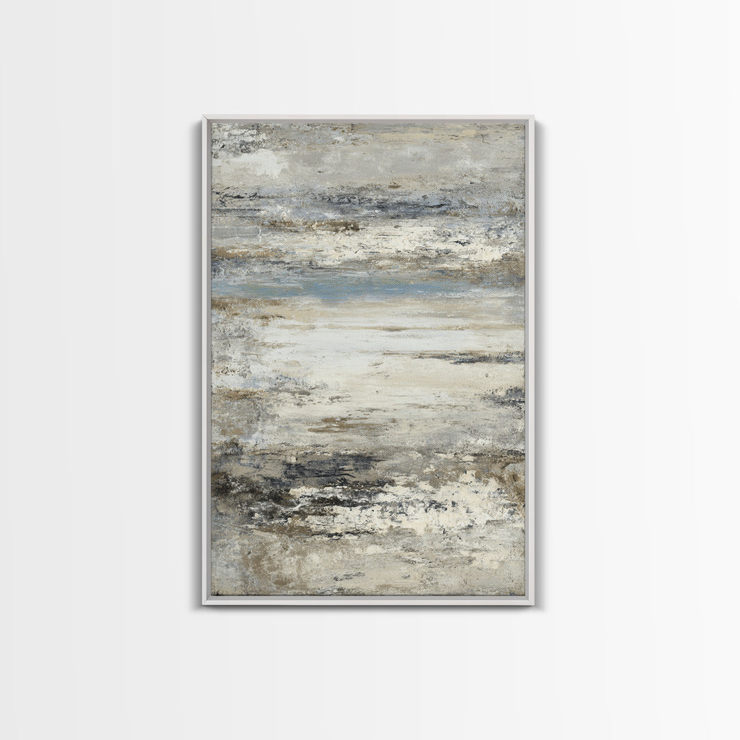 Sophisticated Neutral Abstract Canvas Print, Hotel Art, Mid Century Modern, Hotel Decor, Abstract Art, Boutique, Coastal Decor, HOT-2x3-9