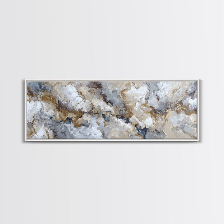 Abstract Marble Texture Framed Canvas Print, Hotel Art, Wall Decor, Hotel Decor, Abstract Art, Boutique, Living Room Decor, HOT-3x1-59