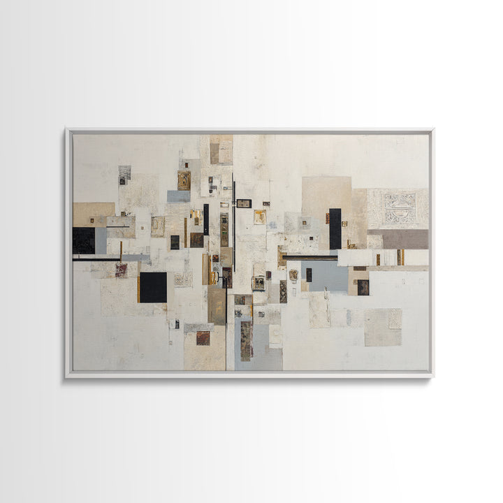 Modern Geometric Composition Canvas Print, Hotel Art, Modern Decor, Hotel Decor, Abstract Art, Boutique, Poster, Wall Decor, HOT-3x2-11