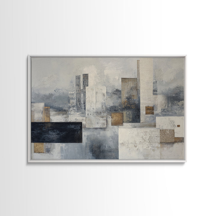 Sophisticated Neutral Abstract Canvas Print, Hotel Art, Modern Decor, Hotel Decor, Abstract Art, Boutique, Poster, Wall Decor, HOT-3x2-29