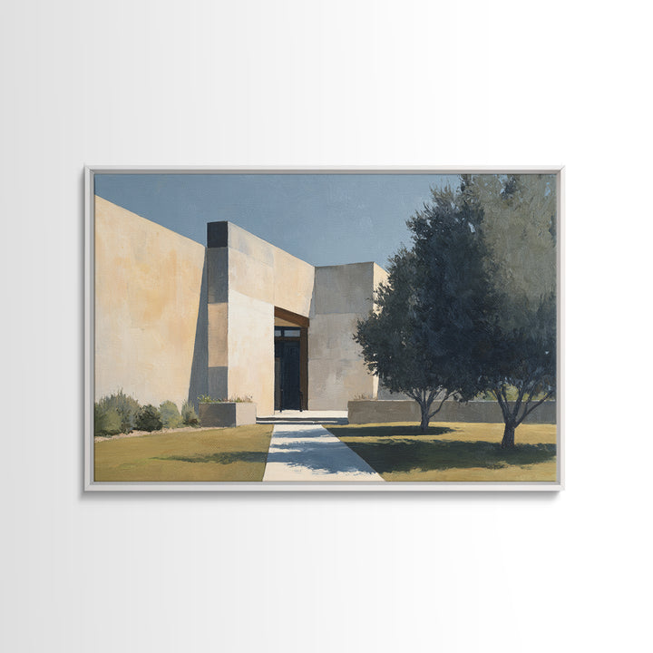 Minimal Architectural Arch Study Canvas Print, Hotel Art, Gallery Wall Set, Hotel Decor, Fine Art, Boutique, Textured Painting, HOT-3x2-32