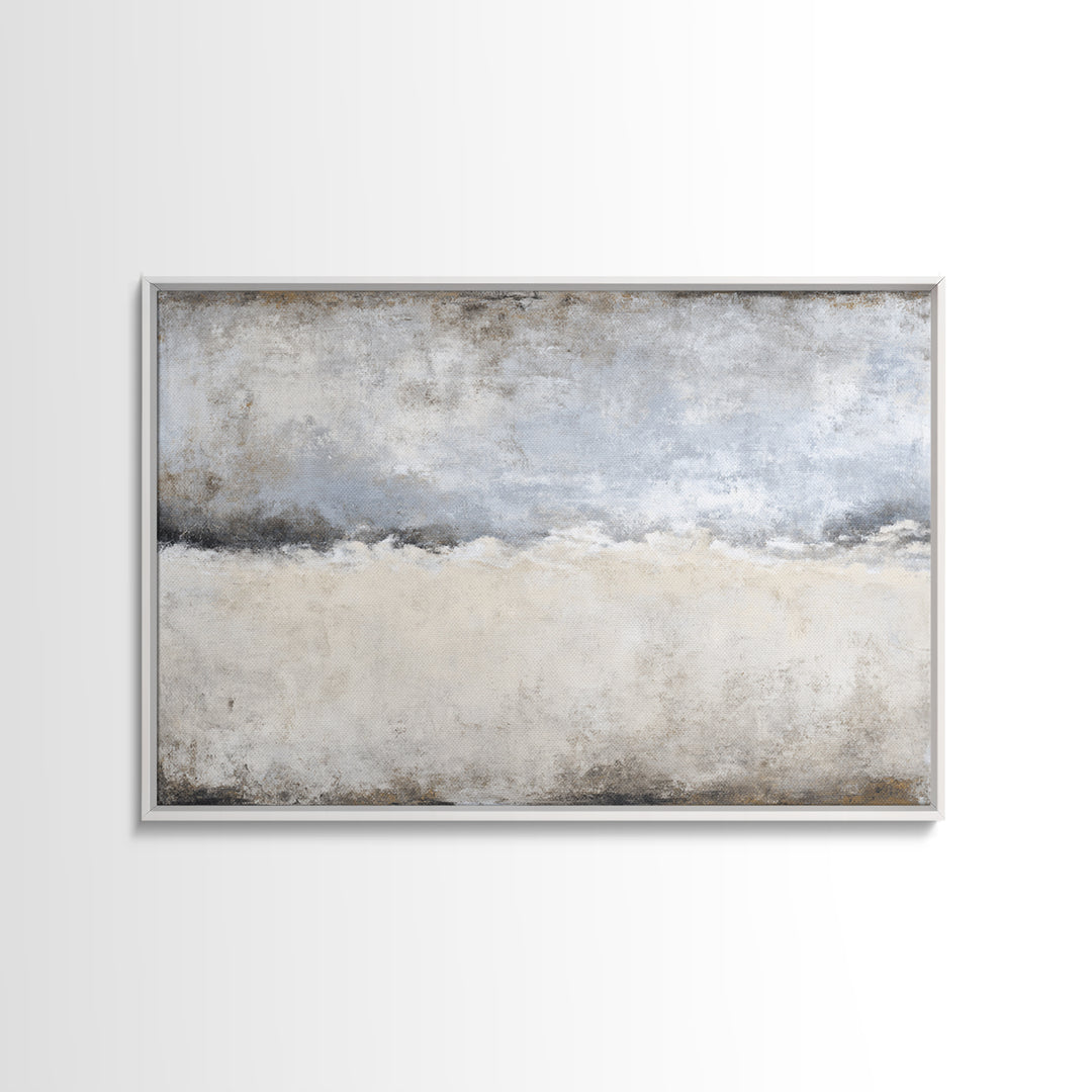 Sophisticated Neutral Abstract Framed Canvas Print, Hotel Art, Gallery Wall Set, Hotel Decor, Fine Art, Boutique, HOT-3x2-5