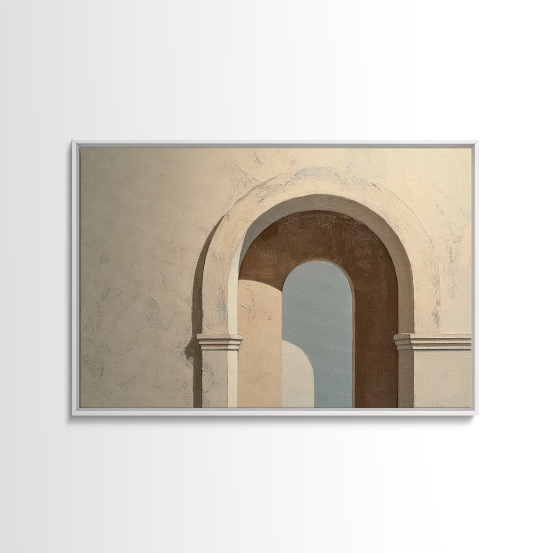 Minimal Architectural Arch Study Canvas Print, Hotel Art, Room Decor, Hotel Decor, Fine Art, Boutique, Art Print, Hazbin Hotel, HOT-3x2-56