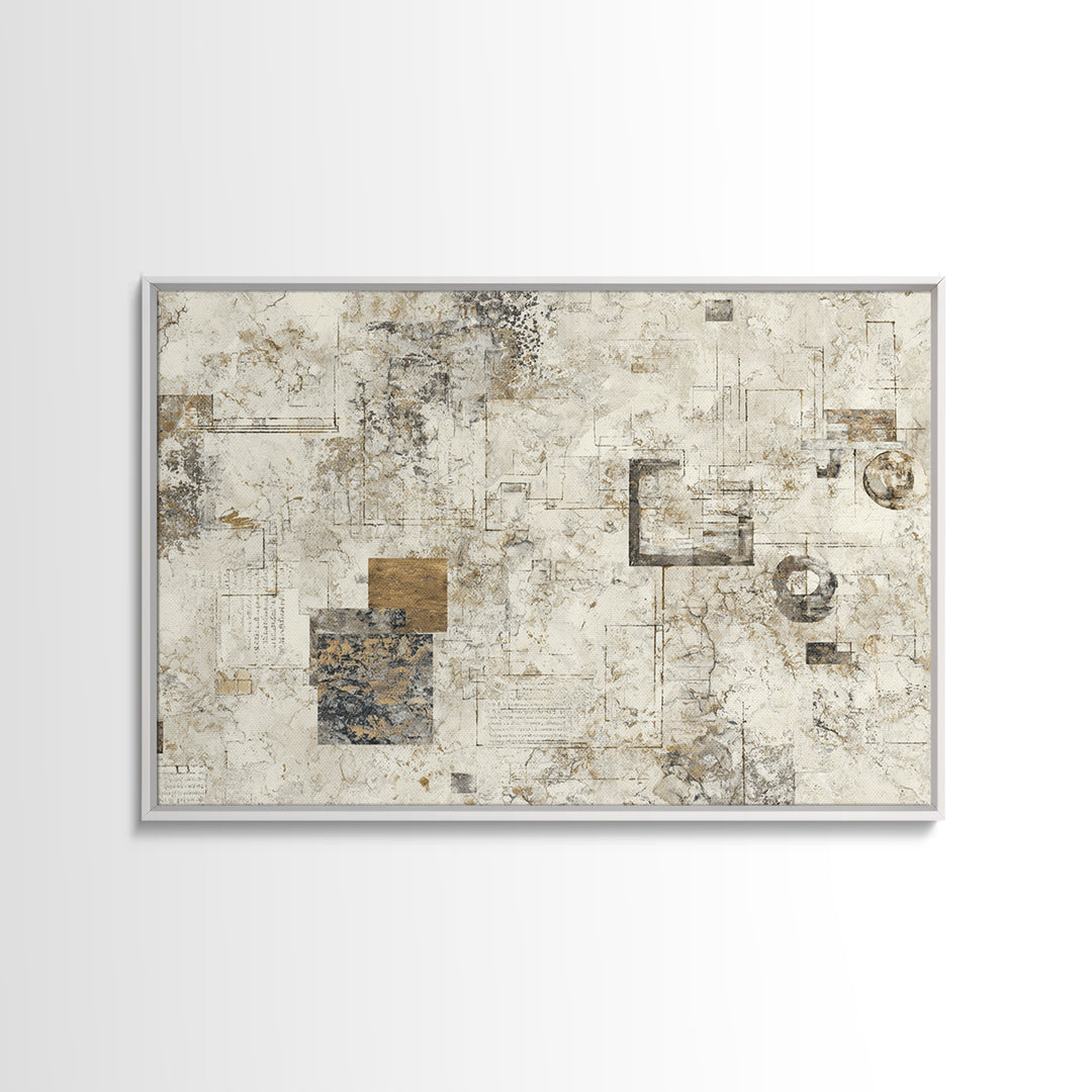 Abstract Marble Texture Framed Canvas Print, Hotel Art, Beach House Decor, Hotel Decor, Abstract Art, Boutique, HOT-3x2-71