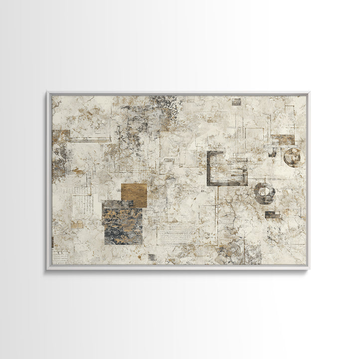 Abstract Marble Texture Framed Canvas Print, Hotel Art, Beach House Decor, Hotel Decor, Abstract Art, Boutique, HOT-3x2-71