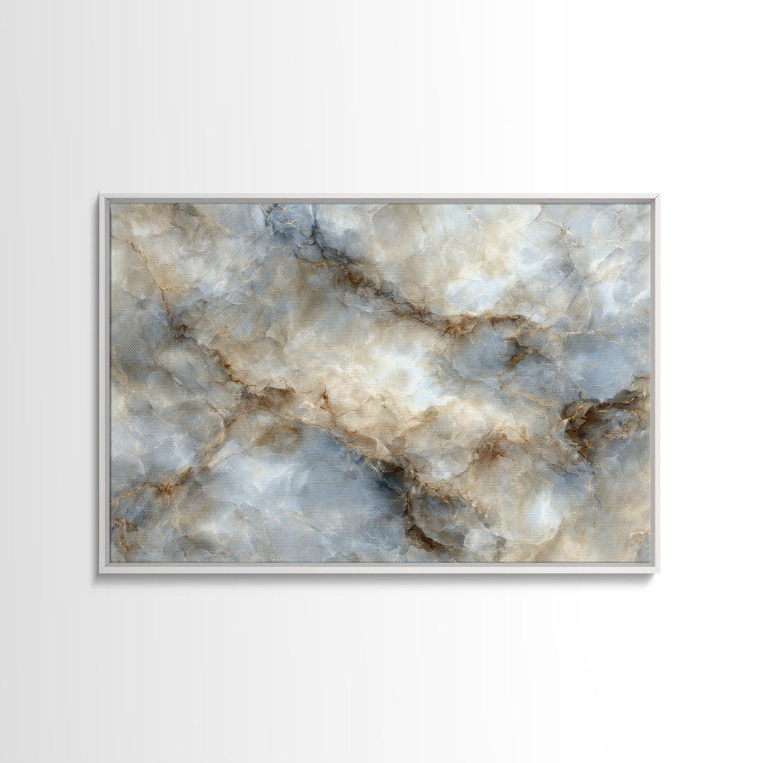 Abstract Marble Texture Framed Canvas Print, Hotel Art, Mid Century Modern, Hotel Decor, Abstract Art, Boutique, Coastal Decor, HOT-3x2-95