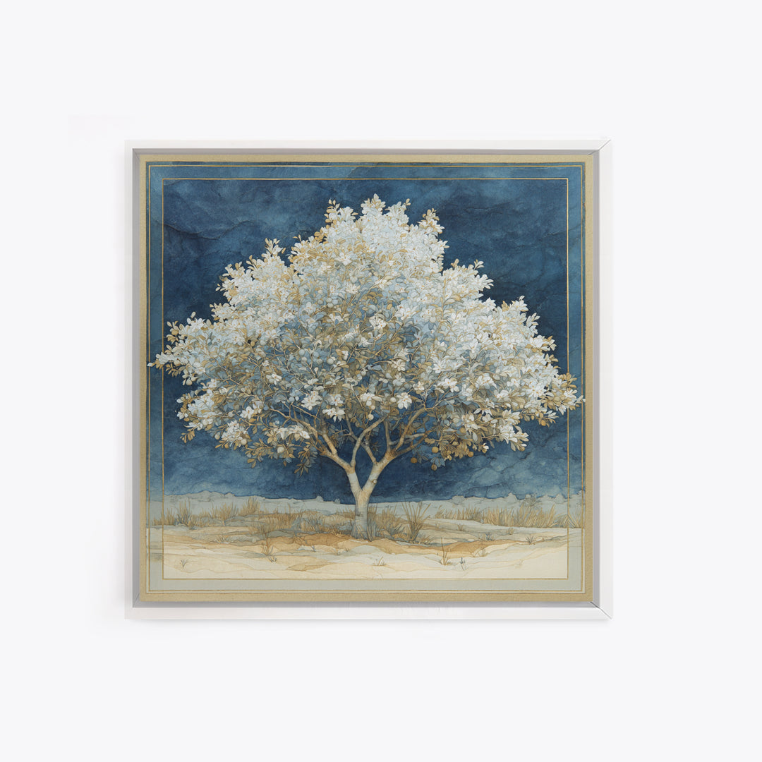 Apple Tree in Summer Orchard Canvas Print, Impressionist Art, Contemporary Art, Living Room Decor, Fine Art, Impression, IMP-1x1-89