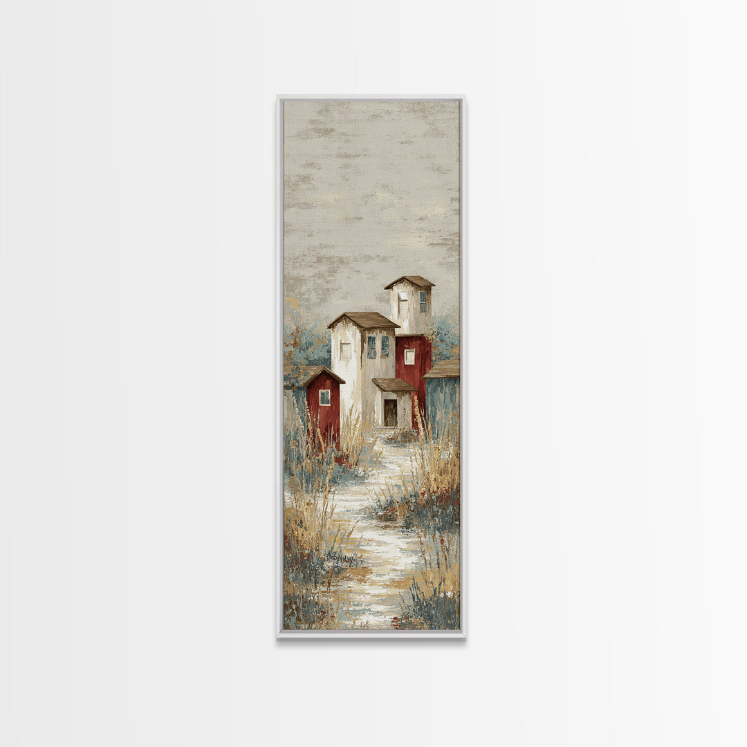 Country Lane with Flickering Sunlight Canvas Print, Impressionist Art, Gallery Wall Art, Living Room Decor, Impression, IMP-1x3-10