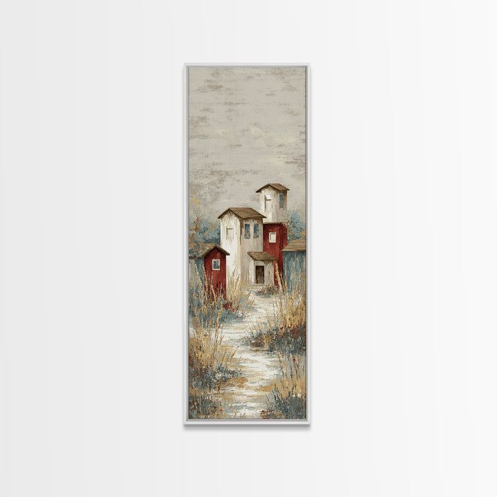 Country Lane with Flickering Sunlight Canvas Print, Impressionist Art, Gallery Wall Art, Living Room Decor, Impression, IMP-1x3-10