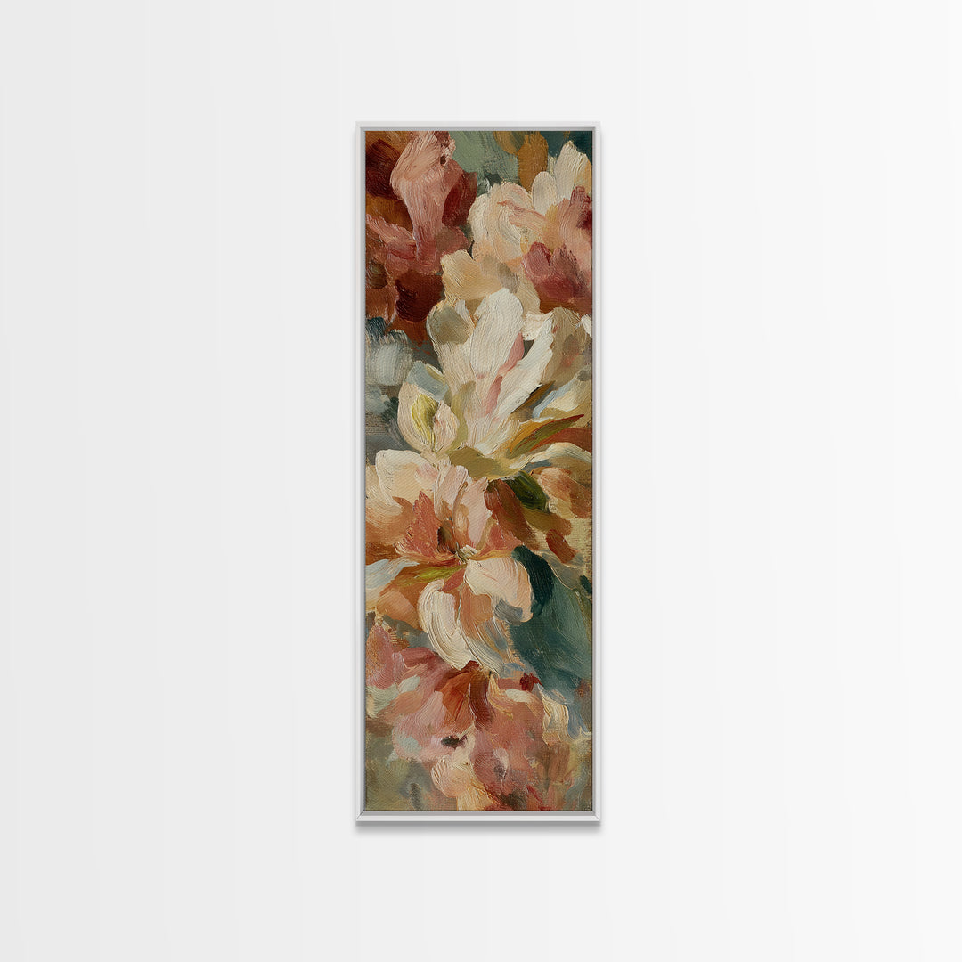 Still Life of Peaches Canvas Print, Impressionist Art, Textured Wall Art, Living Room Decor, Impression, Landscape Painting, IMP-1x3-35