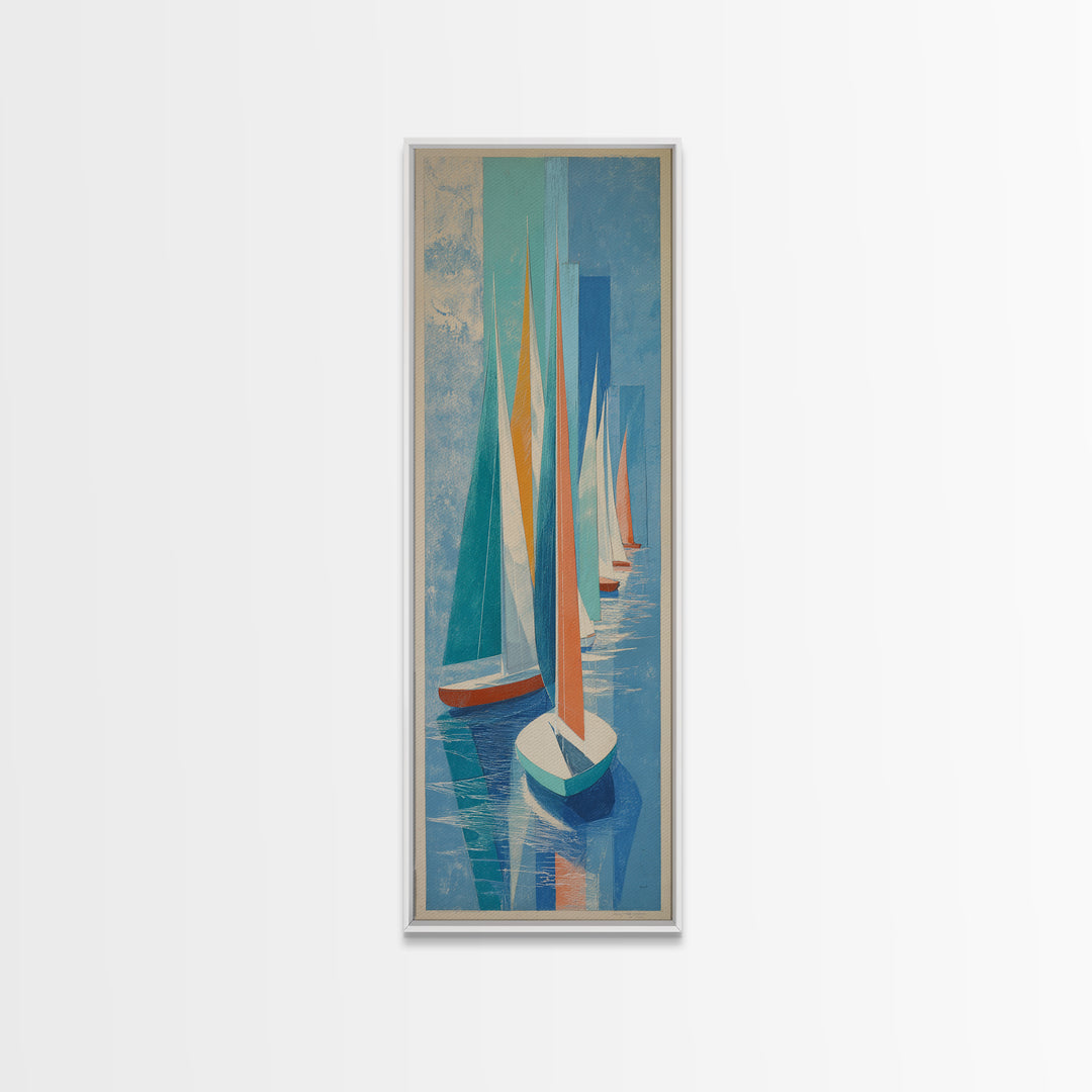 Water Garden Bridge Canvas Print, Impressionist Art, Landscape Painting, Living Room Decor, Watercolor Art, Impression, IMP-1x3-6