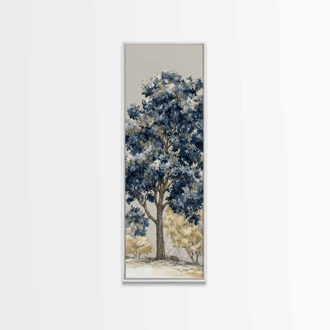 Apple Tree in Summer Orchard Canvas Print, Impressionist Art, Wall Decor, Living Room Decor, Impression, Horizontal Wall Art, IMP-1x3-77
