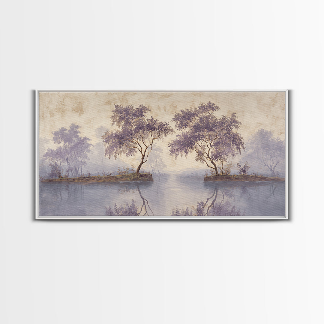 Garden Path Covered Canvas Print, Impressionist Art, Living Room Decor, Oil Painting, Impression, Abstract Painting, IMP-2x1-94