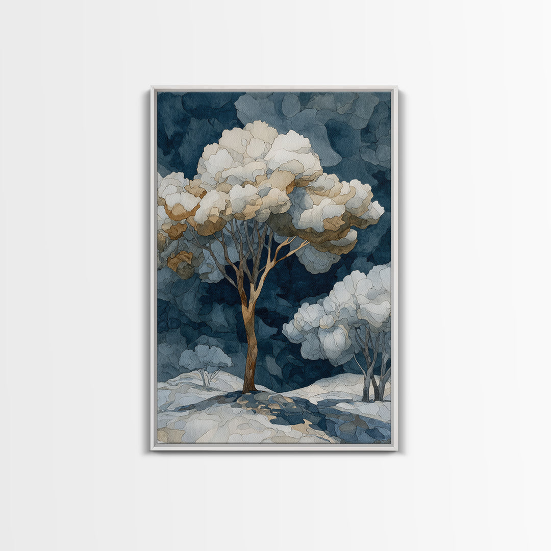 Apple Tree in Summer Orchard Canvas Print, Impressionist Art, Living Room Decor, Fine Art, Impression, Landscape Art, IMP-2x3-49
