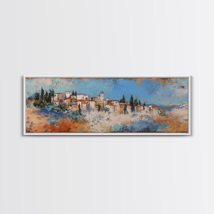 Sunset over Lavender Field Canvas Print, Impressionist Art, Landscape Wall Art, Living Room Decor, Fine Art, Impression, IMP-3x1-6