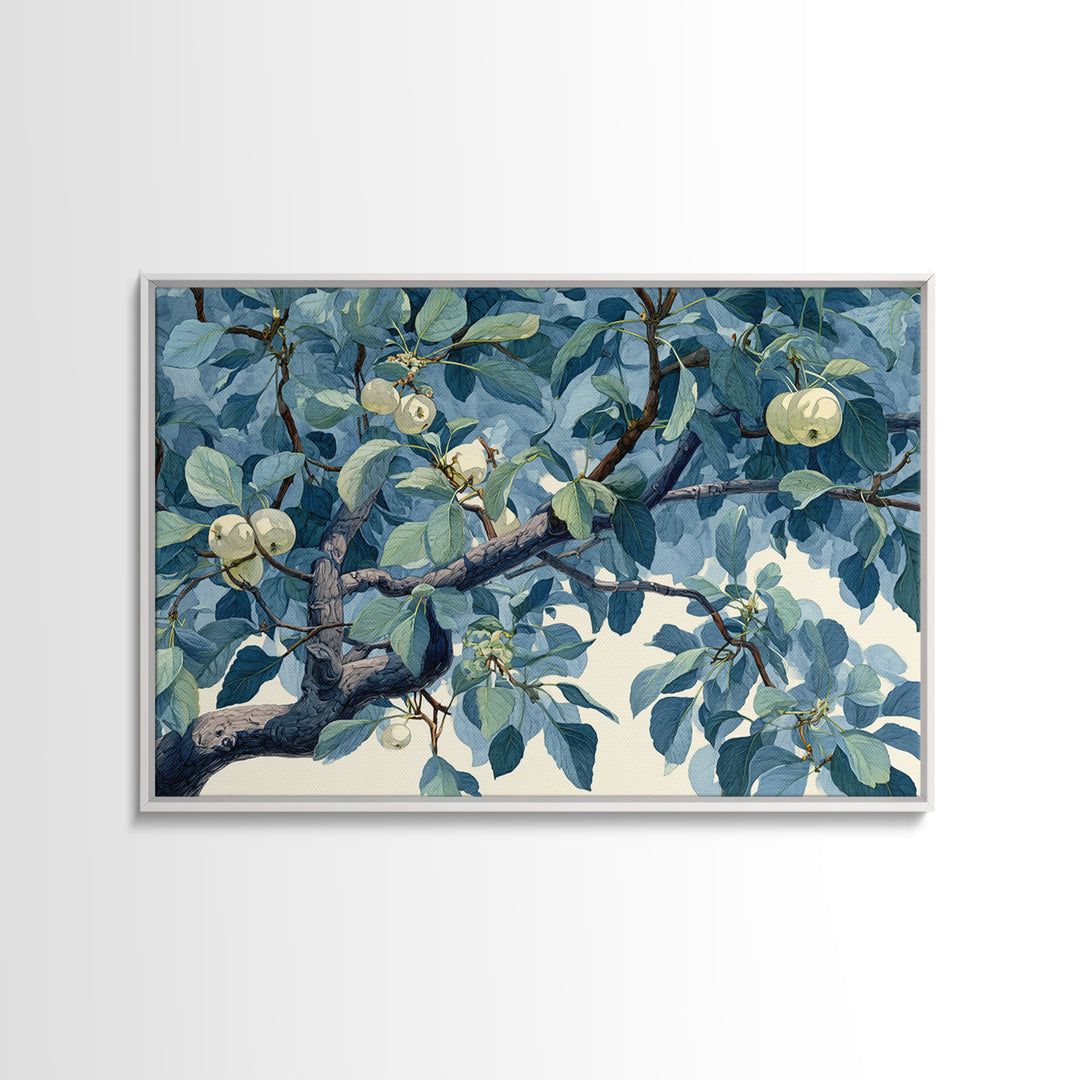 Apple Tree in Summer Orchard Canvas Print, Impressionist Art, Landscape Wall Art, Living Room Decor, Fine Art, Impression, IMP-3x2-21