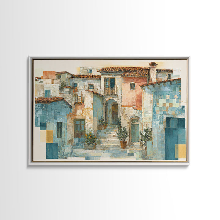 Sunset over Lavender Field Canvas Print, Impressionist Art, Coastal Wall Art, Living Room Decor, Fine Art, Impression, IMP-3x2-42