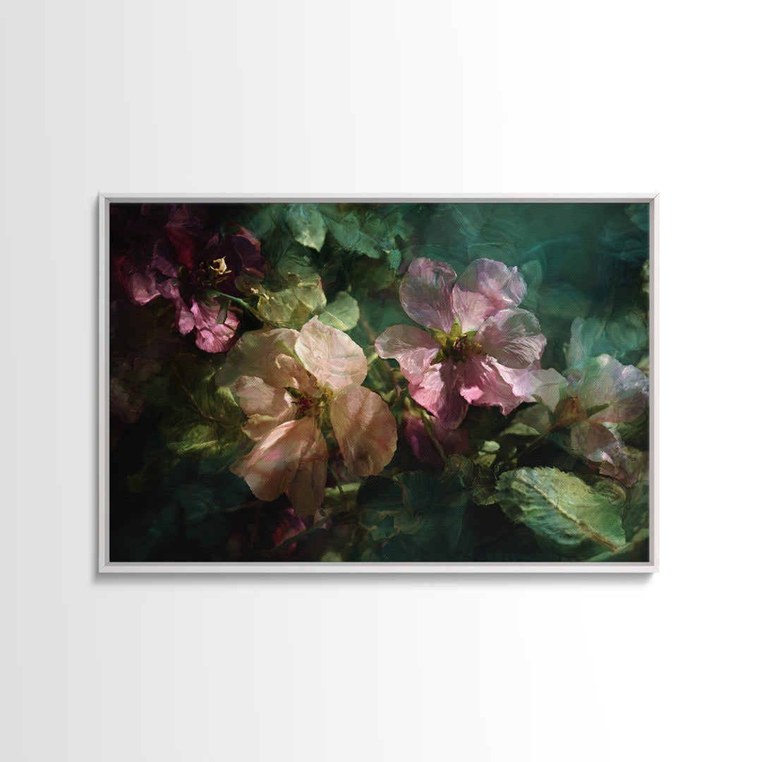 Caf Table with Flowers and Morning Light Canvas Print, Impressionist Art, Gallery Wall Art, Living Room Decor, Impression, IMP-3x2-86