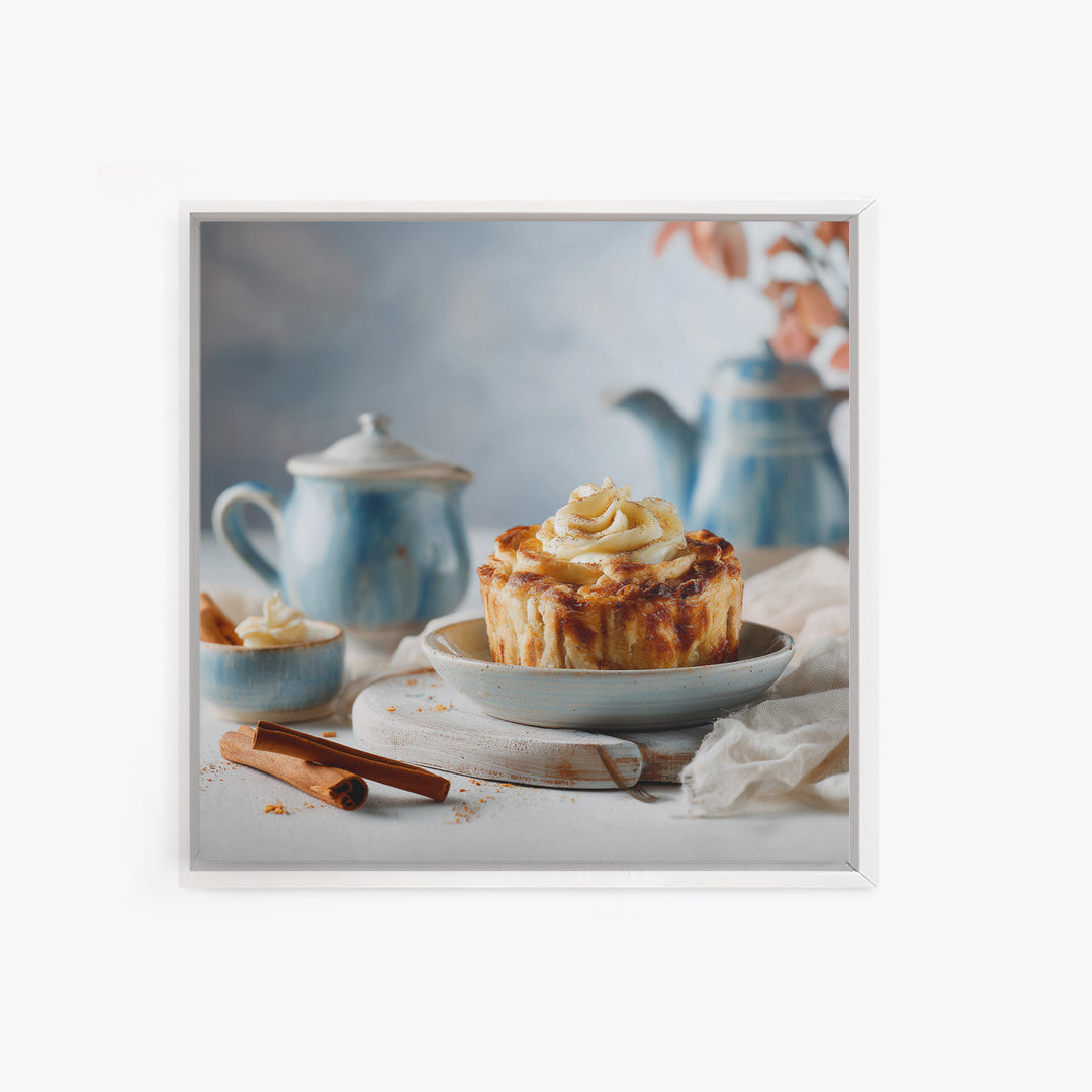 Apple Pie Cooling Framed Canvas Print, Kitchen Art, Digital Wall Art, Kitchen Decor, Fine Art, Kitchen, Kitchen Prints, KIT-1x1-56