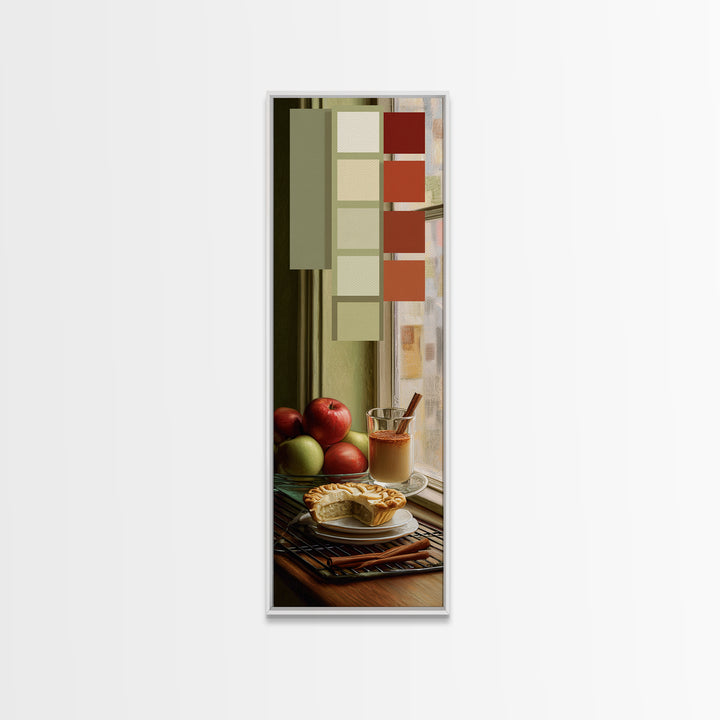 Apple Pie Cooling Canvas Print, Kitchen Art, Art Deco, Kitchen Decor, Fine Art, Kitchen, Poster Art, Trendy Wall Art, KIT-1x3-68