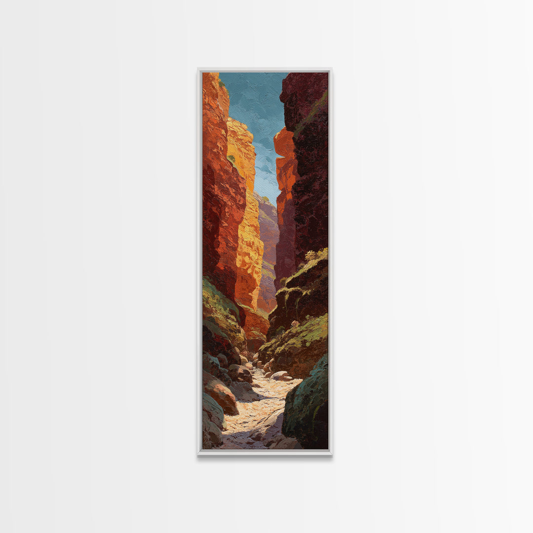 Rocky Scottish Highland Canvas Print, Landscape Art, Wall Decor, Living Room Decor, Fine Art, Horizon, Digital Print, LAN-1x3-77